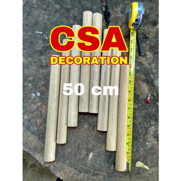 

TONGKAT KAYU PRAMUKA POLOS 50 CM