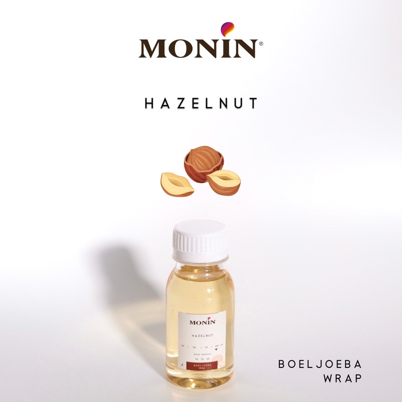 Monin Hazelnut Syrup Repack [30, 50, 100] g