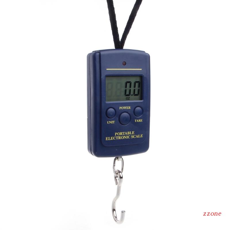 Zzz New 40kg 88Lb 1410oz Timbangan Digital Handy Bagasi Mancing