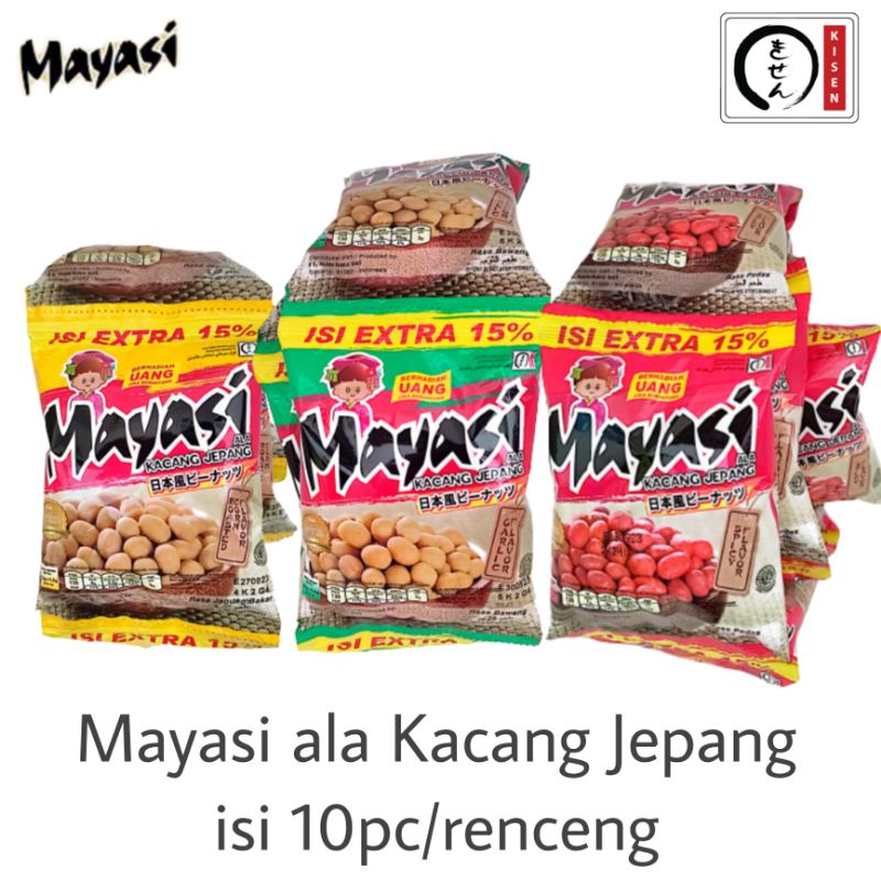 

Cahayadstore Mayasi Kacang Ala Jepang Isi 10Pc/Renceng