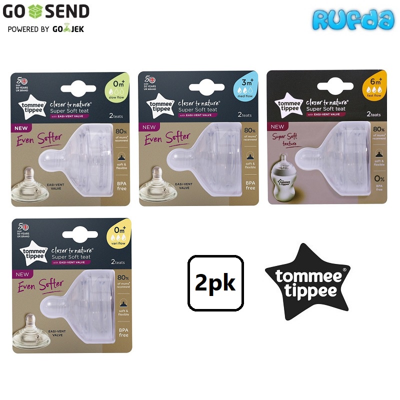 Tommee Tippee Nipple / Dot / Teat Replacement Super Soft