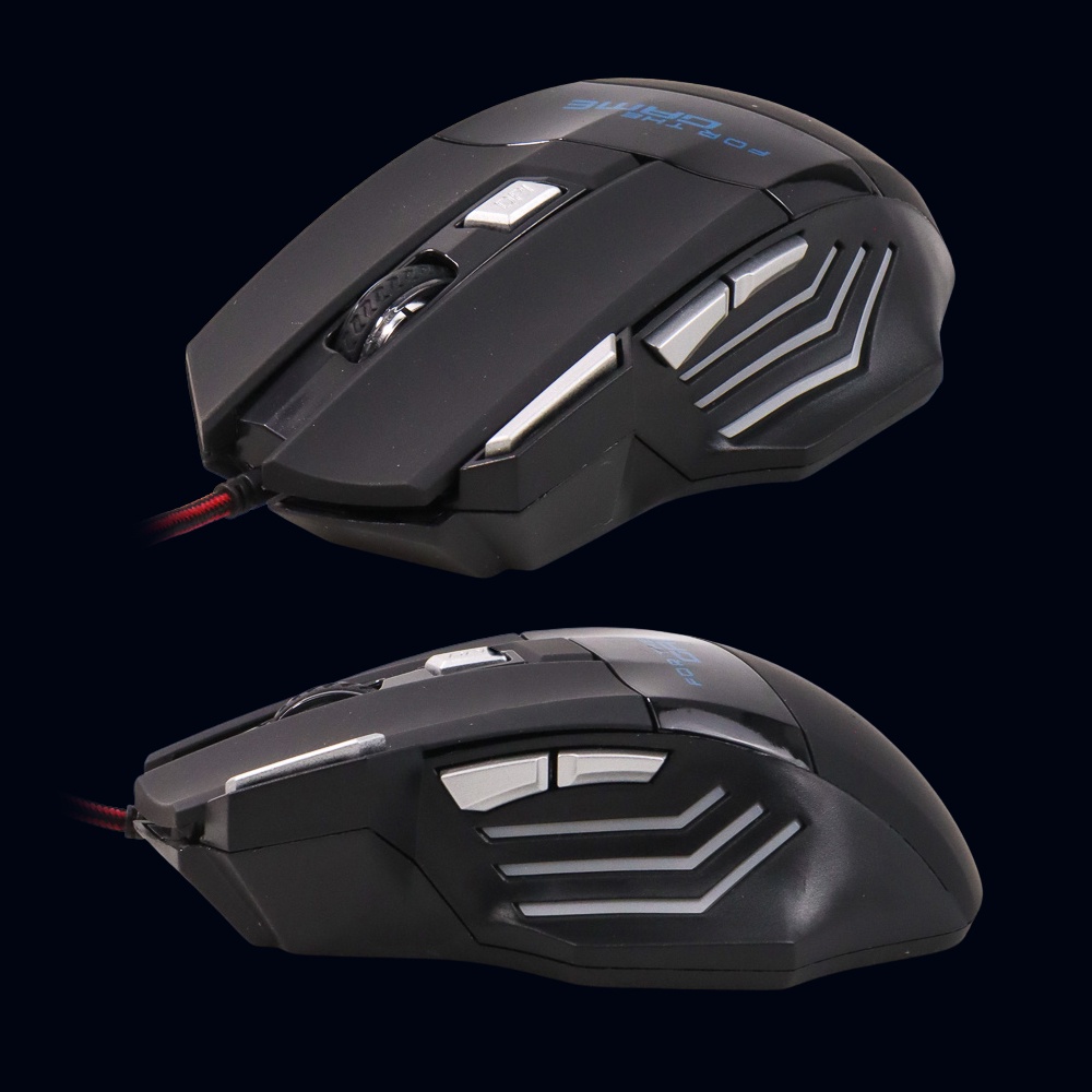 Mouse Gaming RGB Kabel USB Laptop Komputer