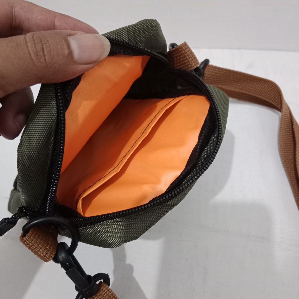 Tas Selempang Pria Travel Pouch Tas Pria Sling Bag Tas Hp 7 inch Tas Murah Tas Kekinian Tas Model Terbaru