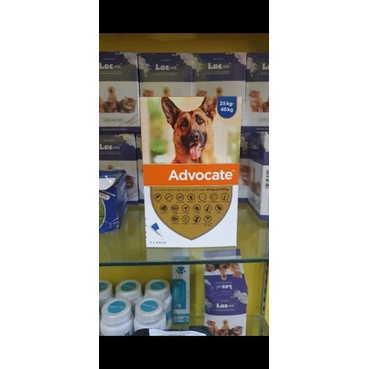 Obat tetes kutu dog advocated uk 25-40kg ampuh demodex dll