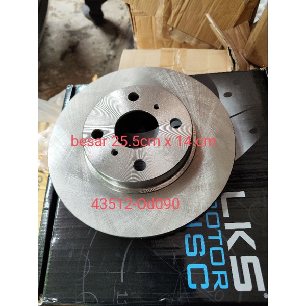 disc brake piringan rem cakram new vios depan 2008