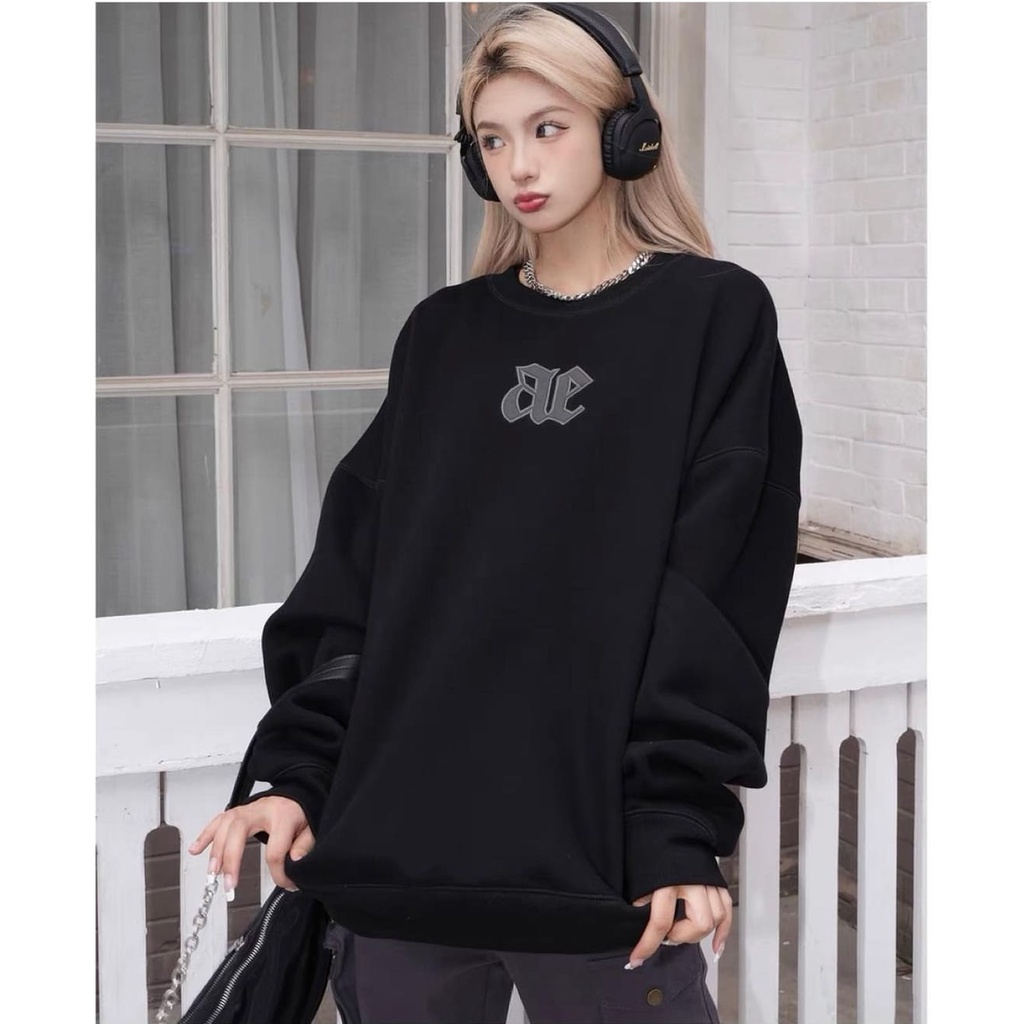 SWEATER OVERSIZE - XXL AE STREET OBLONG SWEATER WANITA KOREAN STYLE