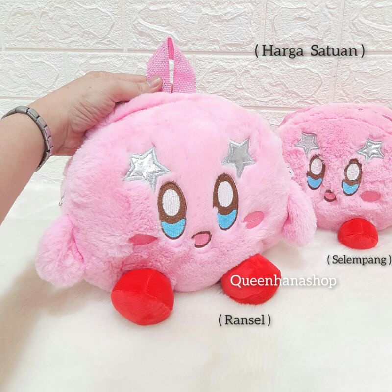 Tas Selempang Kirby Tas Boneka Anak Cewe Kirby Game