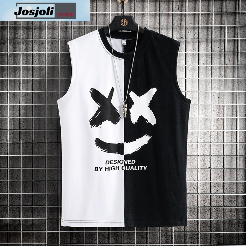 JOSJOLI_STORE/Kaos Singlet Mello/Atasan Pria Dewasa Tanpa Lengan/LD 100cm