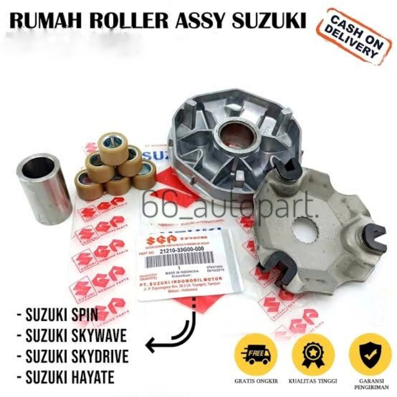 Rumah Roller Set + Roller Spin Skywave Skydrive Hayate