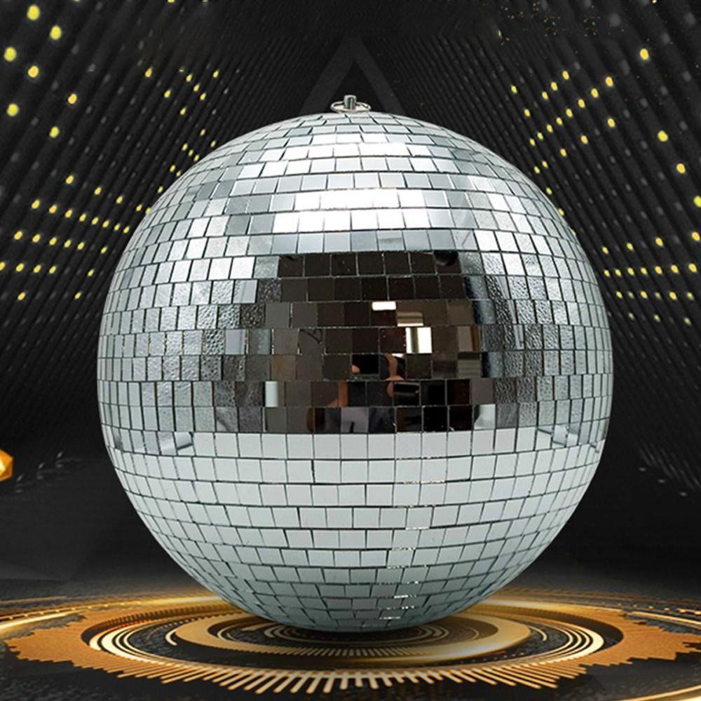 [Elegan] Cermin Disco Ball Multi-Ukuran Reflektif Hanging Lighting Berputar Dekorasi Pesta Lampu