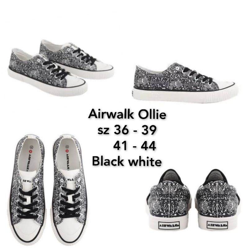 Sepatu airwalk Ollie black white