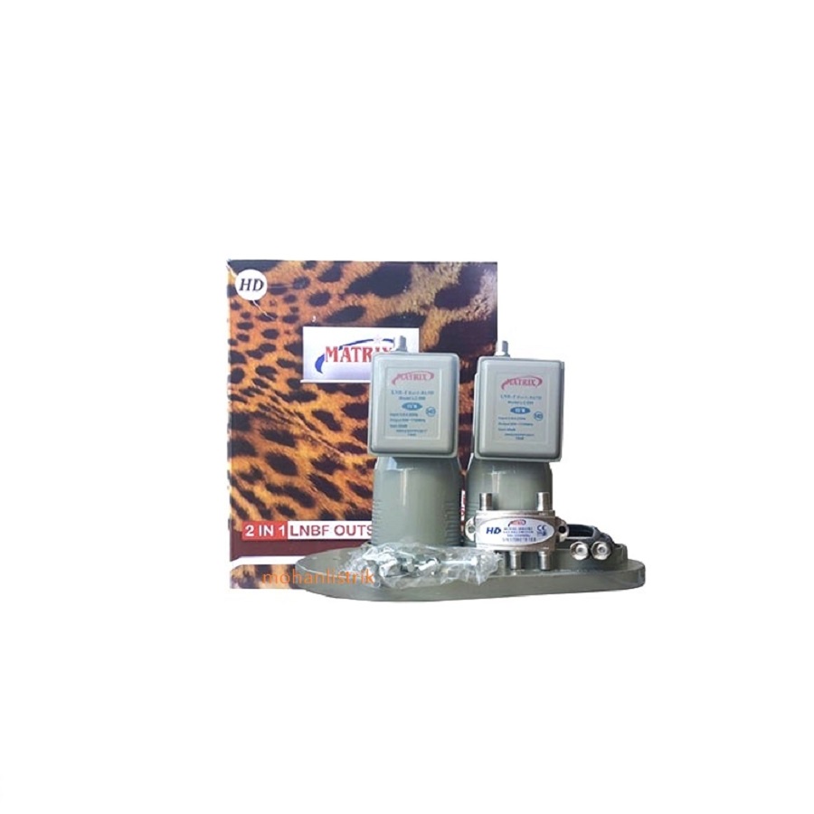 Lnb Parabola C Band Double Lnb Matrix 2in1 LC999 LC 999 Outside Digital Parabola Receiver Matrix