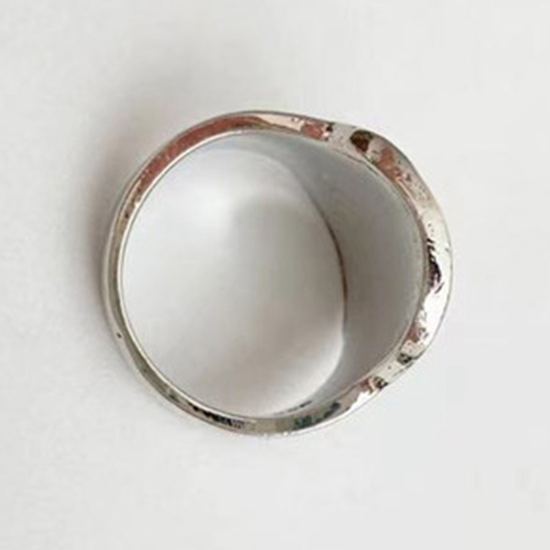 Perhiasan Fashion Pria Dan Wanita Vintage925 Sterling Silver'Stary Wild Moon Child' Ring Pasangan Cinta Cincin Ukuran 6-13