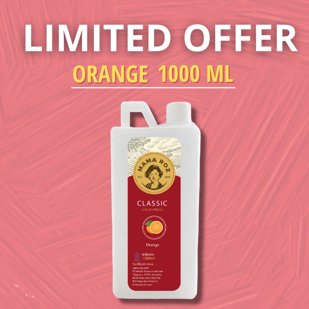 Jual Mama Roz - Orange (1000 ml) | Shopee Indonesia