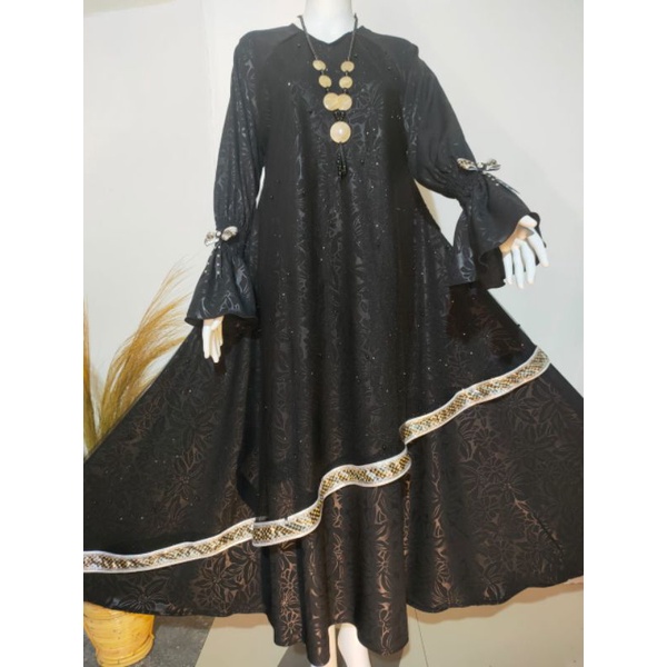 ABAYA WOLFIS EMBOS MEWAH PREMIUM