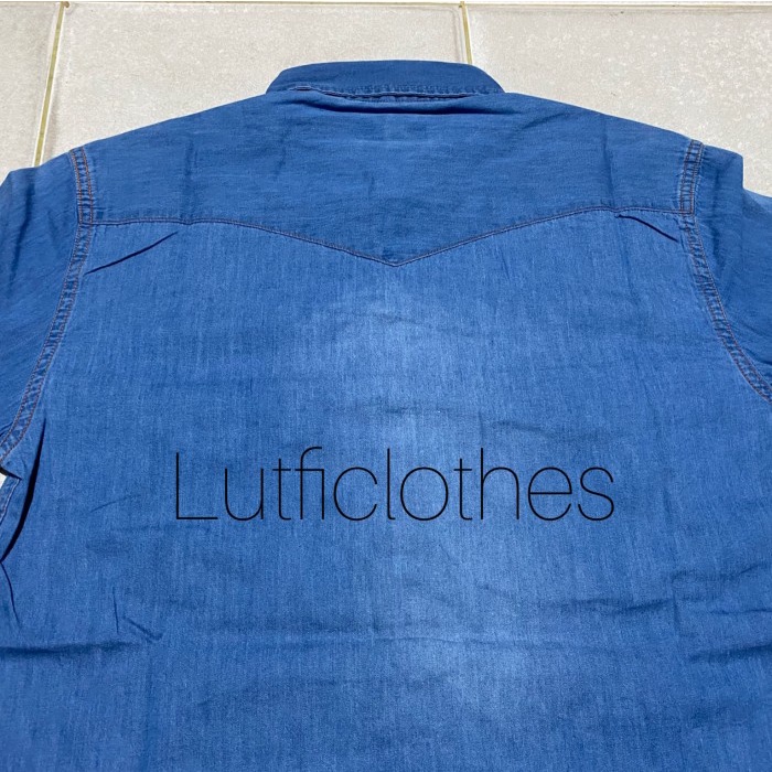 Sale Kemeja Panjang Jeans Denim Katun Levis Original