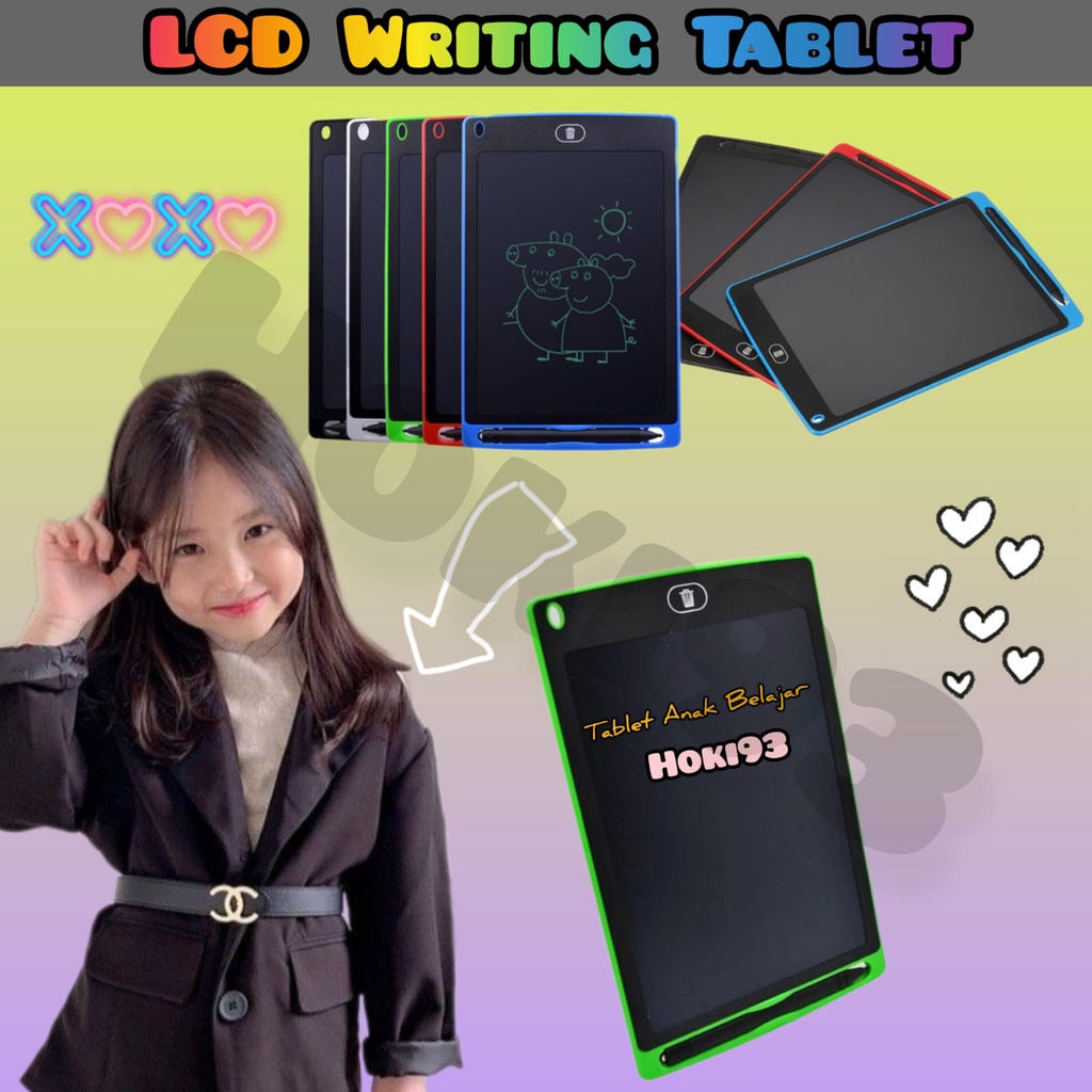 LCD Writing Tablet 8.5 Inch Drawing Pad Papan Tulis Mini