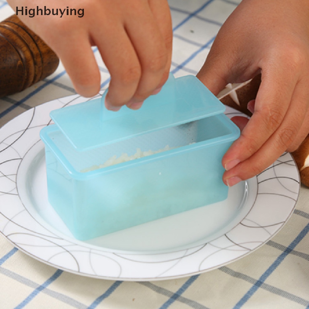 Hbid Persegi Panjang Sushi Rice Ball Cetakan Kotak Gadget Makanan Dapur Menyenangkan DIY Bento Press Membuat Multi-layer Sushi Rice Tool Glory