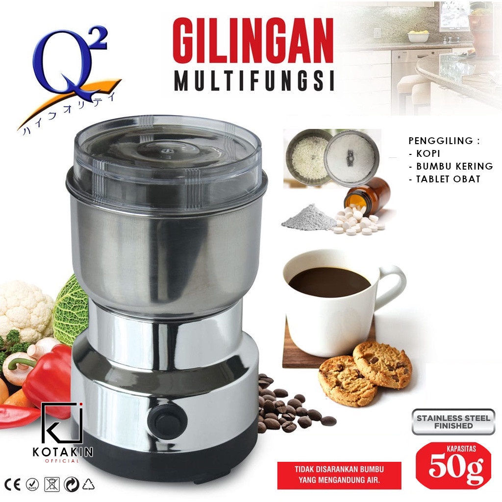 Q2 COFFEE GRINDER ALAT PENGGILING BLENDER KOPI / OBAT /BIJI-BIJIAN