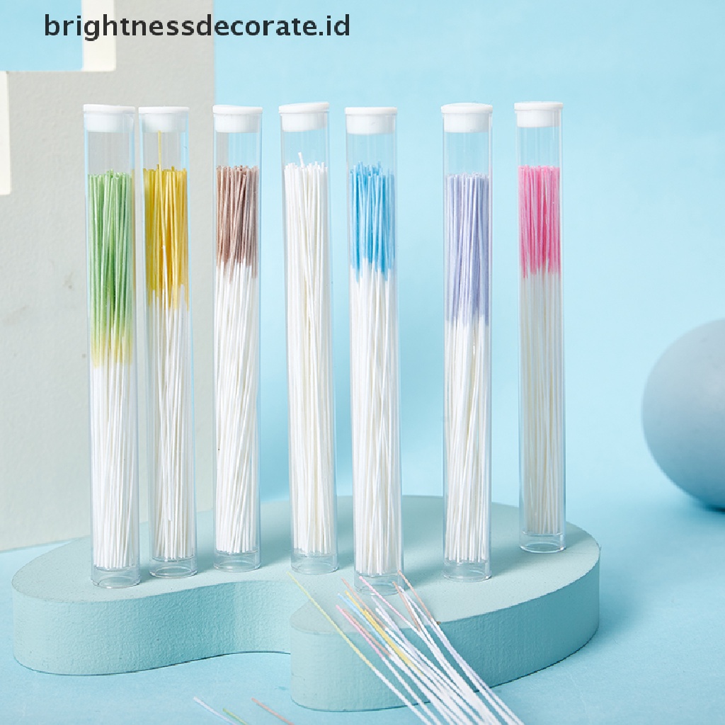 [Birth] 60/70/160pcs Set Pembersih Telinga Grass Paper Floss Ear Hole Aftercare Tools [ID]