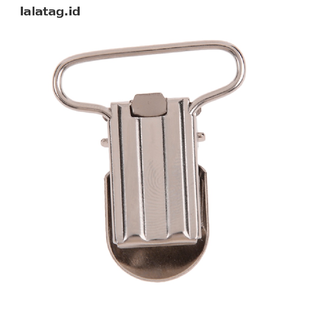 [lalatag] 10pcs t type Dot suspender holder Gesper dummy soother Klip 25mm [ID]