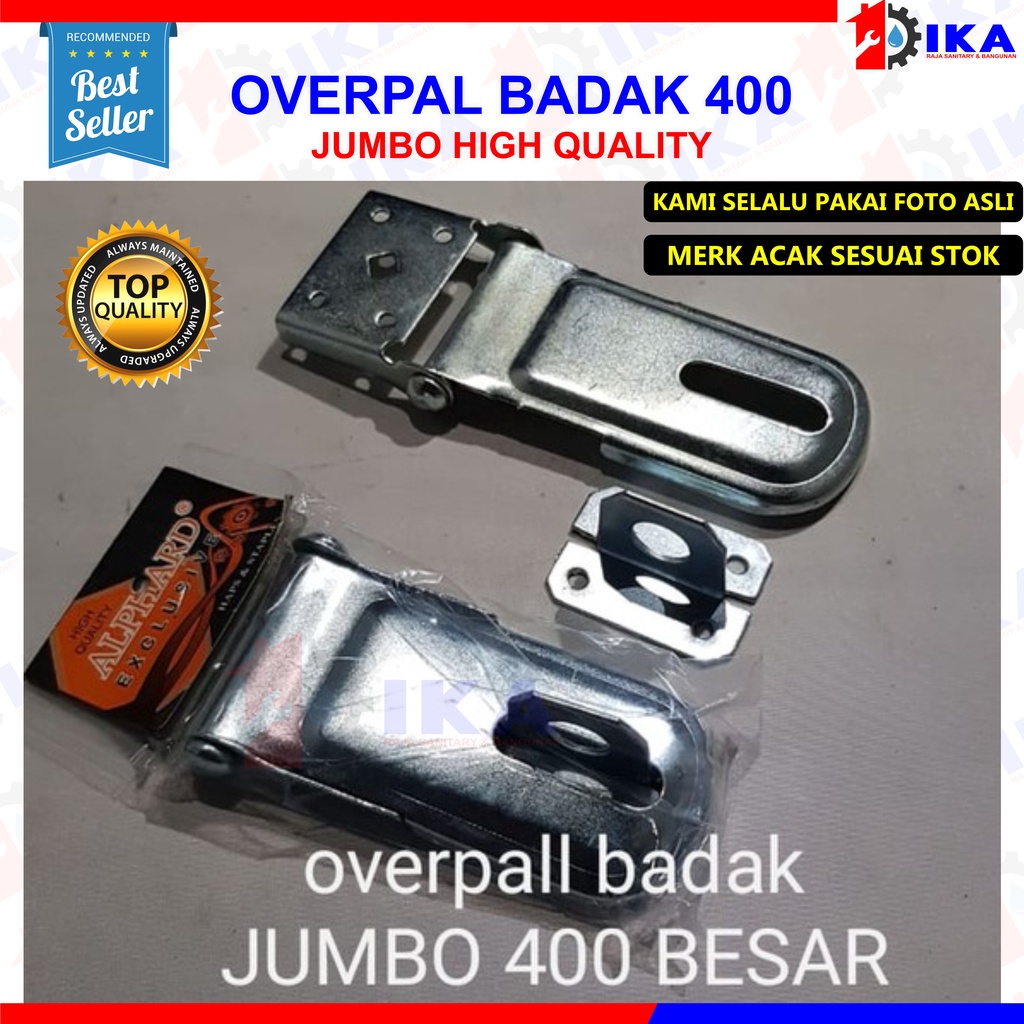 grendel overpall / haps staples 400 JUMBO BESAR tempat kunci gembok