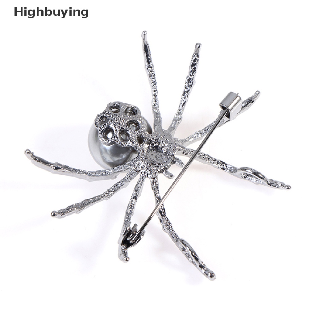 Hbid 1PC Spider Mutiara Bros Korsase Perempuan Hadiah Aksesoris Pria Fashion Perhiasan Glory