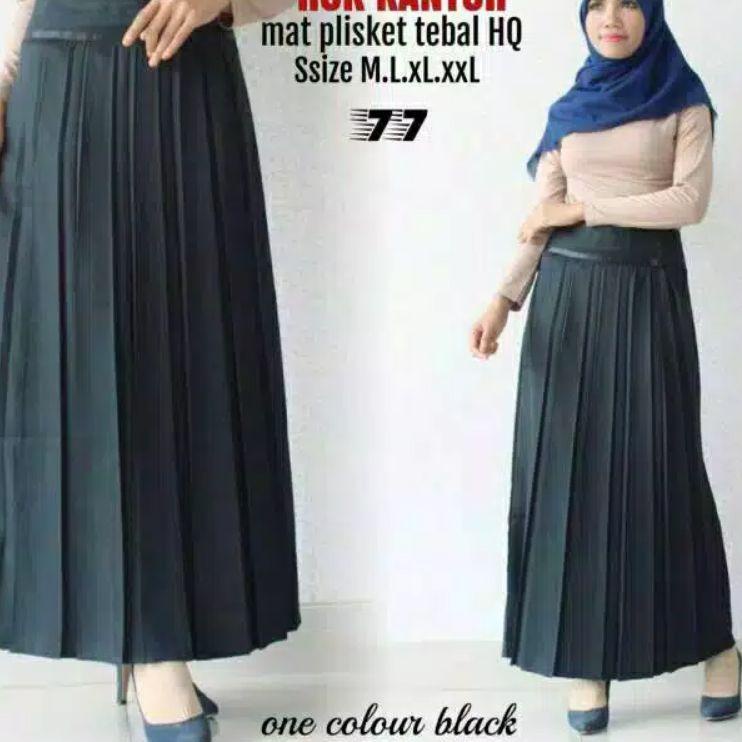 New Popular ROK PLKSKET KERJA//ROK PLISKET KATUN