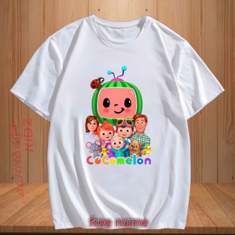 KAOS ANAK COCOMELON BAJU ANAK BAHAN PREMIUM