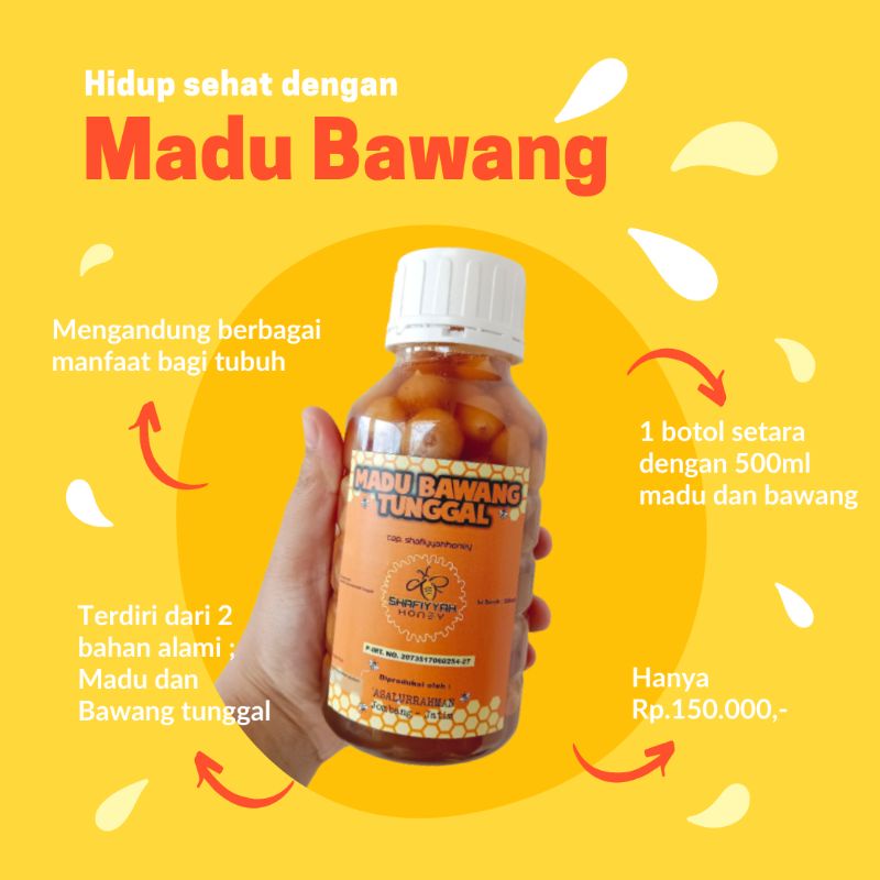 

MADU BAWANG TUNGGAL 500ML