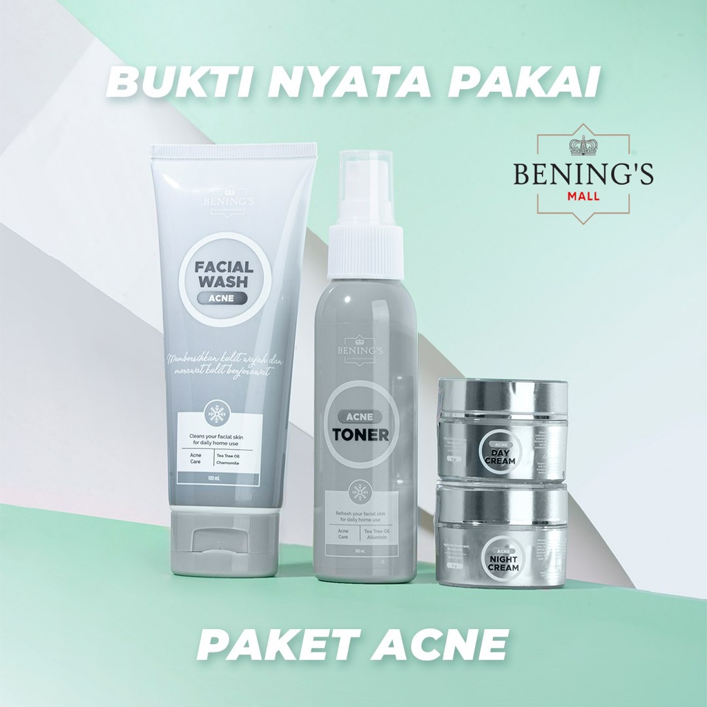 Paket Acne Bening Skincare Doctor Oky Pratama Benings Clinic