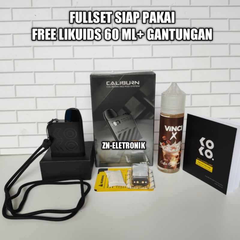 Elektronik lainnya orginal ORGINAL Terlaris full sett ELETRONIK LAINNYA VOD AK2 ORIGINAL FULLSET FREE LIKUIDS 60ML+GANTUNGAN SIAP PAKAI ELEKTRONIK