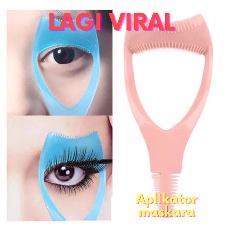 (SerbaSerbi)Alat Bantu Pasang Maskara Alat Cetak Maskara /Alat Bantu Makeup Applicator Eyelash Mudah Digunakan Dan Praktis