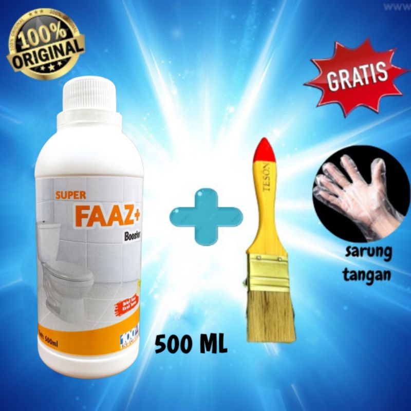 FAAZ CLEANER 500ML PEMBERSIH KERAK KERAMIK KAMAR MANDI TOILET CONTACT CLEANER PORCELAIN SIKAT STAINL