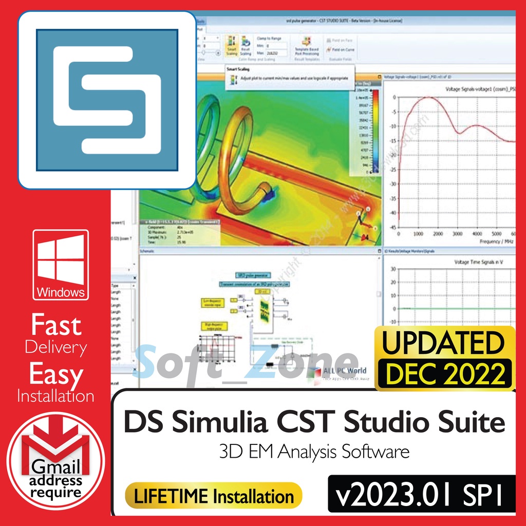 

DS SIMULIA CST Std St 2023.01 SP1 - 3D EM Anlyss Sftwr [WINDOWS x64] - Dgtl Dwnld