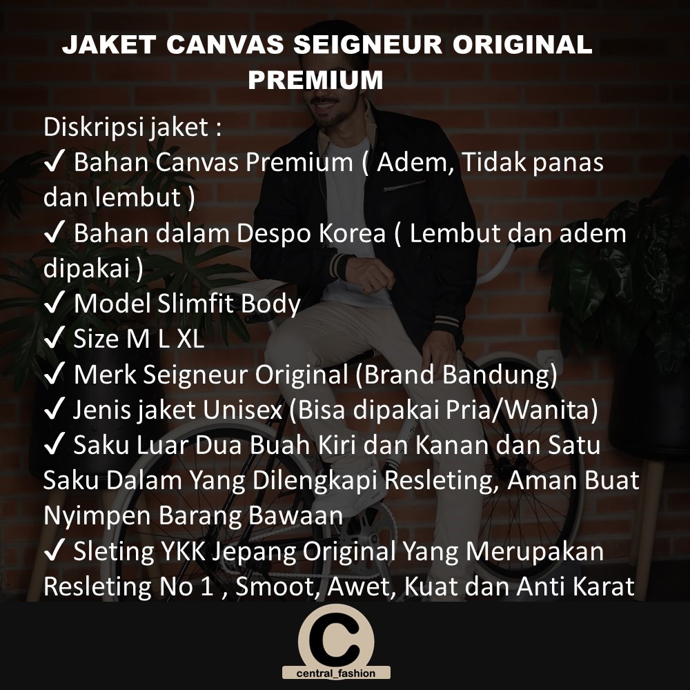 Jaket Pria Dewasa Distro Bahan Kanvas Tebal Keren Terbaru