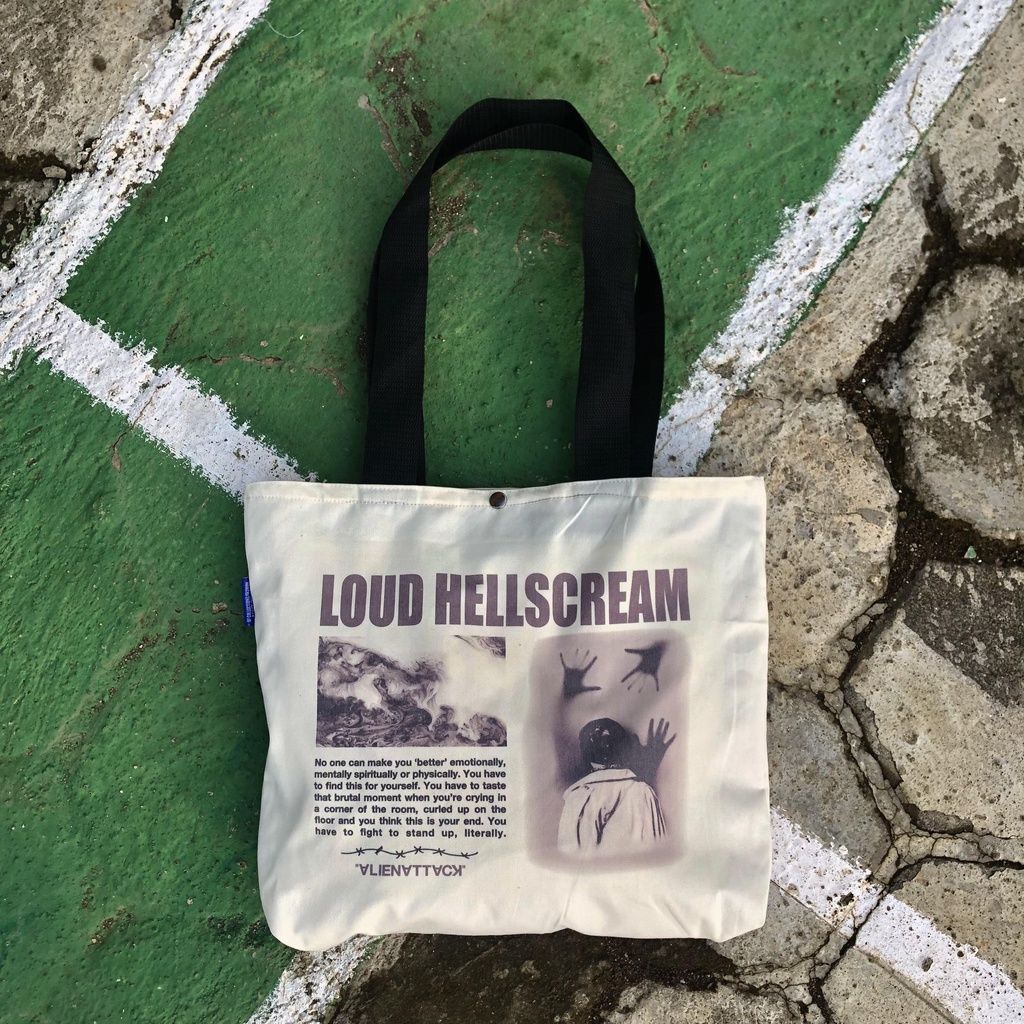 Tas Tote Bag - Alienattack Hellscream