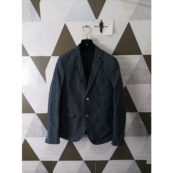 Topman blazer motif jas casual preloved