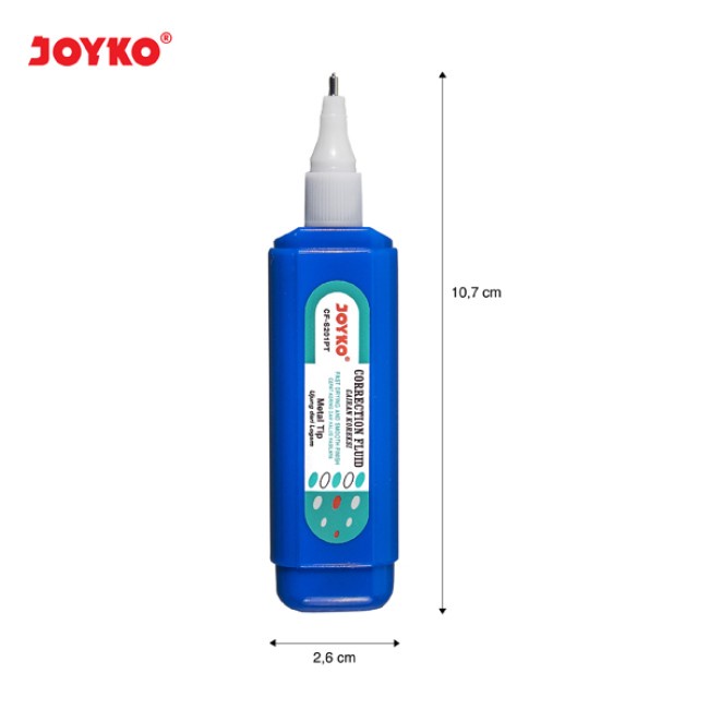 

Tip Ex Cair Joyko CF-S201PT Correction Fluid Tip x Cair Ujung Besi Satuan - SHSNP