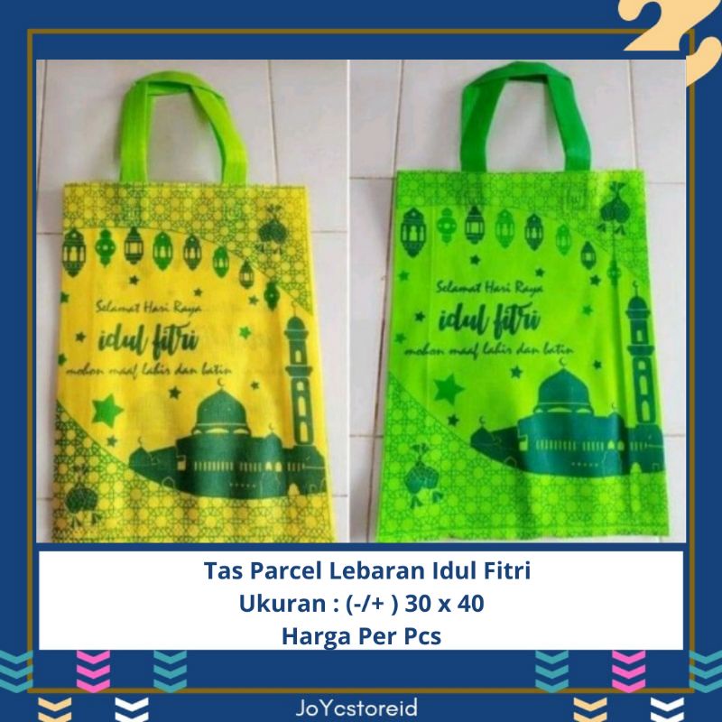 

Tas Parcel Lebaran 30x40x8 /Tas Idul Fitri / Tas Parcel / Tas Lebaran / Tas Hari Raya / TasSpundbond/ Goodiebag | Hampers Lebaran Idul Fitri | Happy Ied Mubarak | Tas Kado | Tas Hampers | Tas Soundbond | Tas Kain lebaran