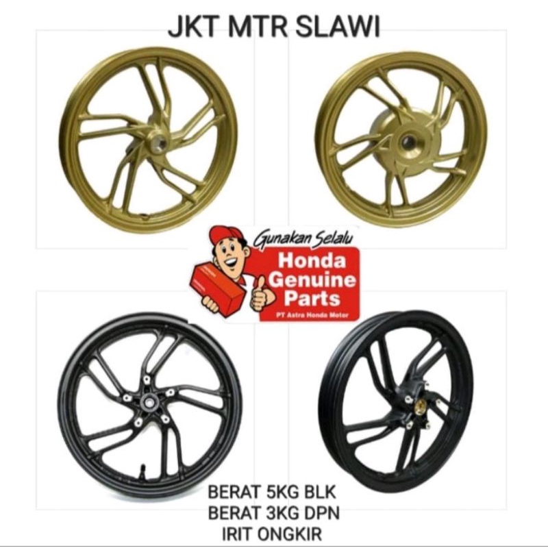 velg pelek vario 150 belakang 2018-2020 gray gold ori honda ahm asli honda