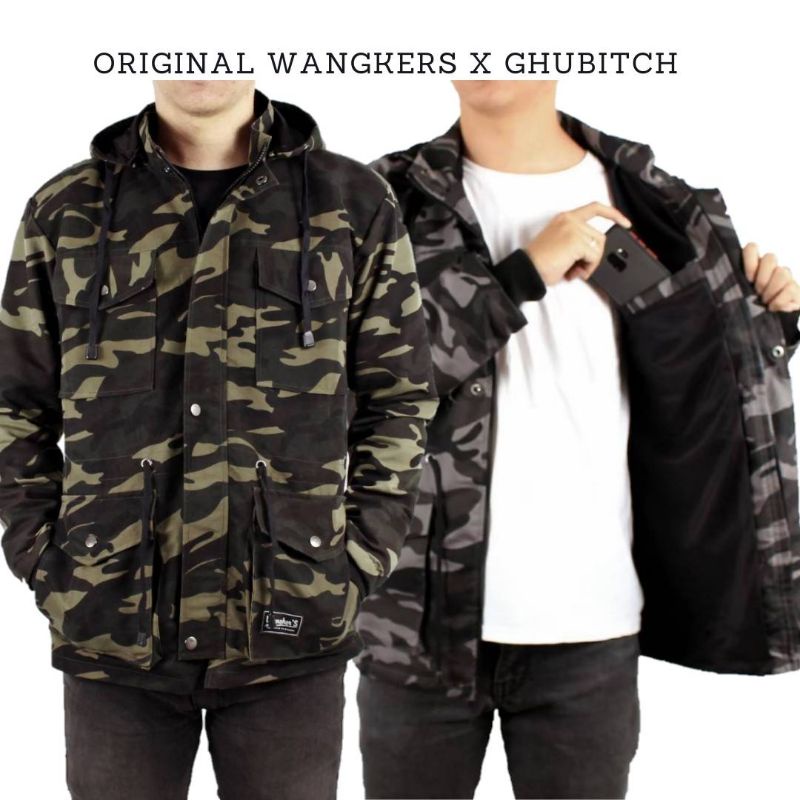 JAKET PRIA PARKA ARMY BIG SIZE JUMBO XXL - XXXL