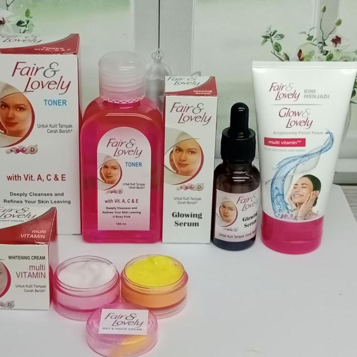 Original Paket Lengkap Cream Fair and Lovely Original 5in1 || Paket Cream Fair & Lovely Lengkap 