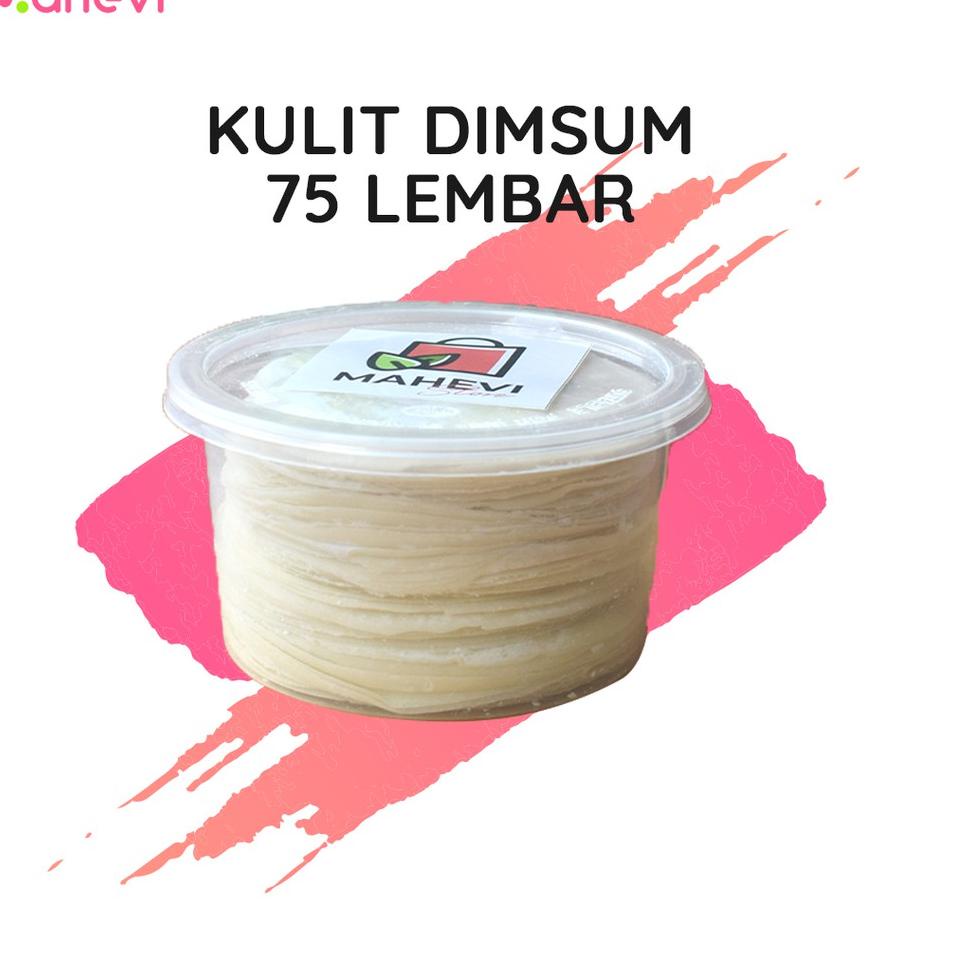 

[ SALE ] Kulit Dimsum Mahevi isi 75 pcs Pioner Kulit Dimsum dalam Kemasan