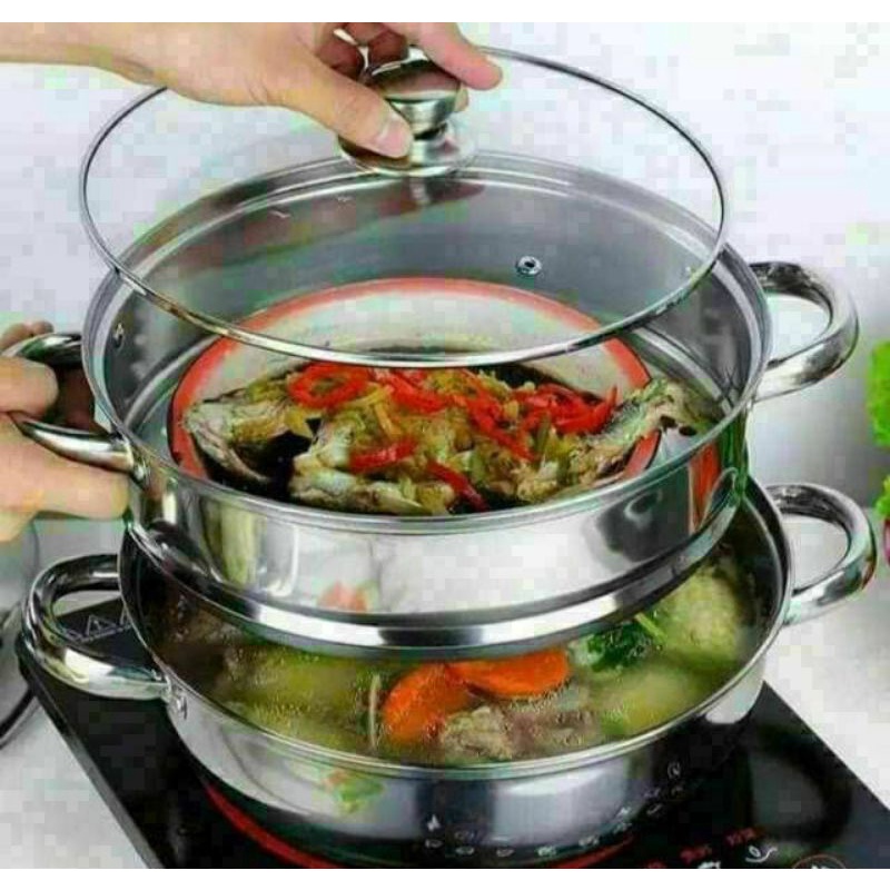 Soup pot,Pot Stainless Steel, PANCISTEAMER SIOMAY