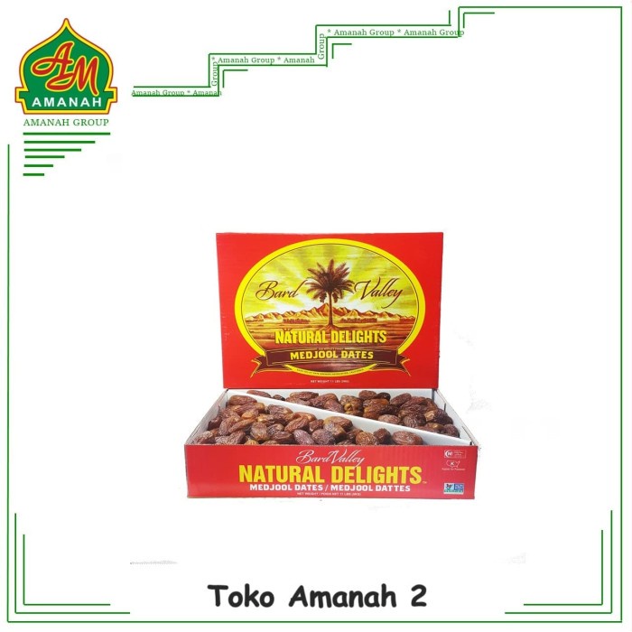 

Kurma MEDJOOL Brad Valley 5 kg / Medjool Dates