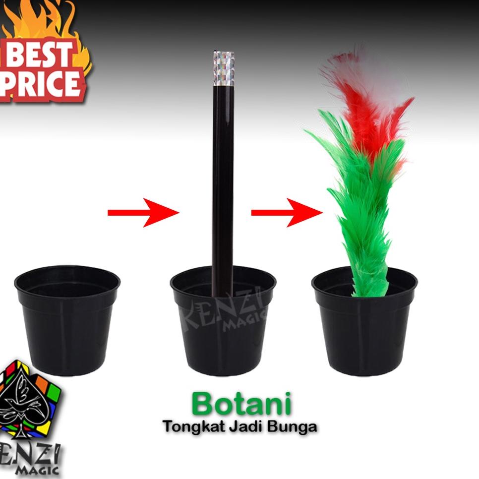 Alat Sulap Wand to Flower- Sulap Tongkat Jadi Bunga - Sulap memunculkan Bunga [CKW.11Ja23м]
