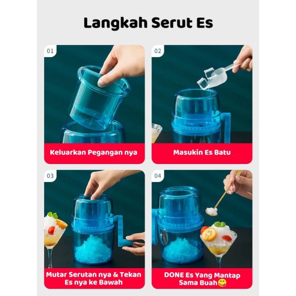 Alat Serut Es Batu Portable PRAKTIS ⭐Super8.Olshop⭐