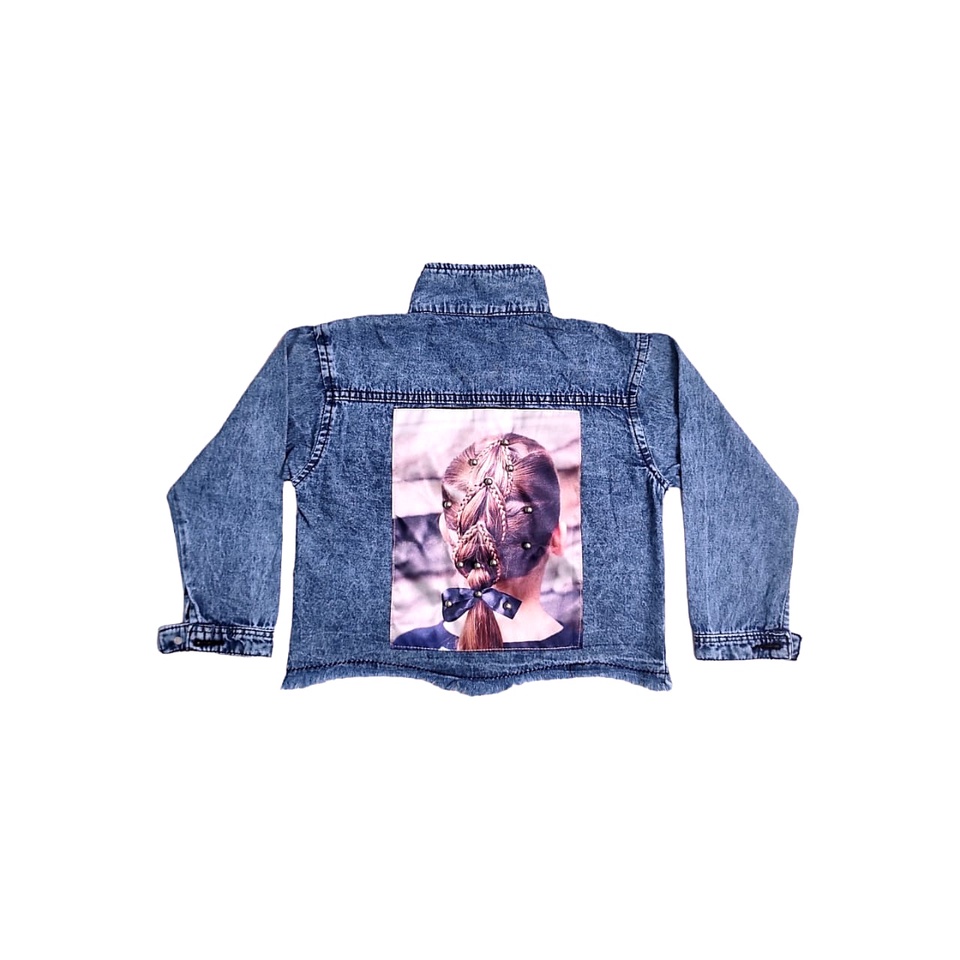 Jaket Jeans Anak Kiyowo usia 3-10th