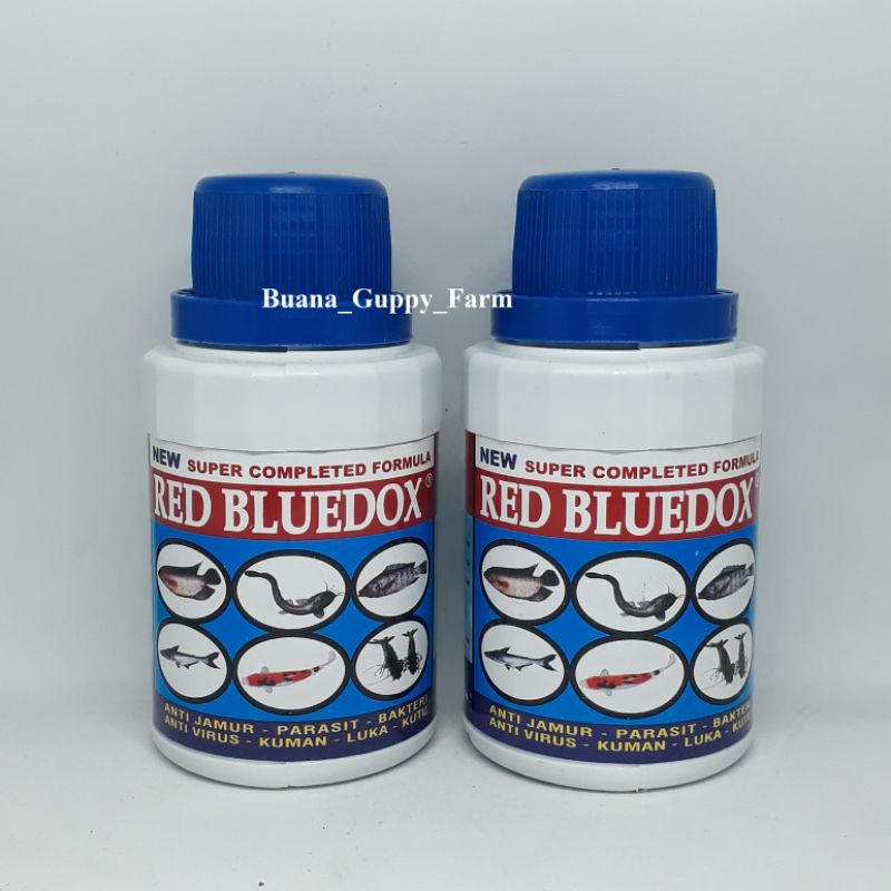 RED BLUEDOX 120 ML / RED BLUEDOX OBAT ANTI JAMUR DAN PARASIT IKAN HIAS